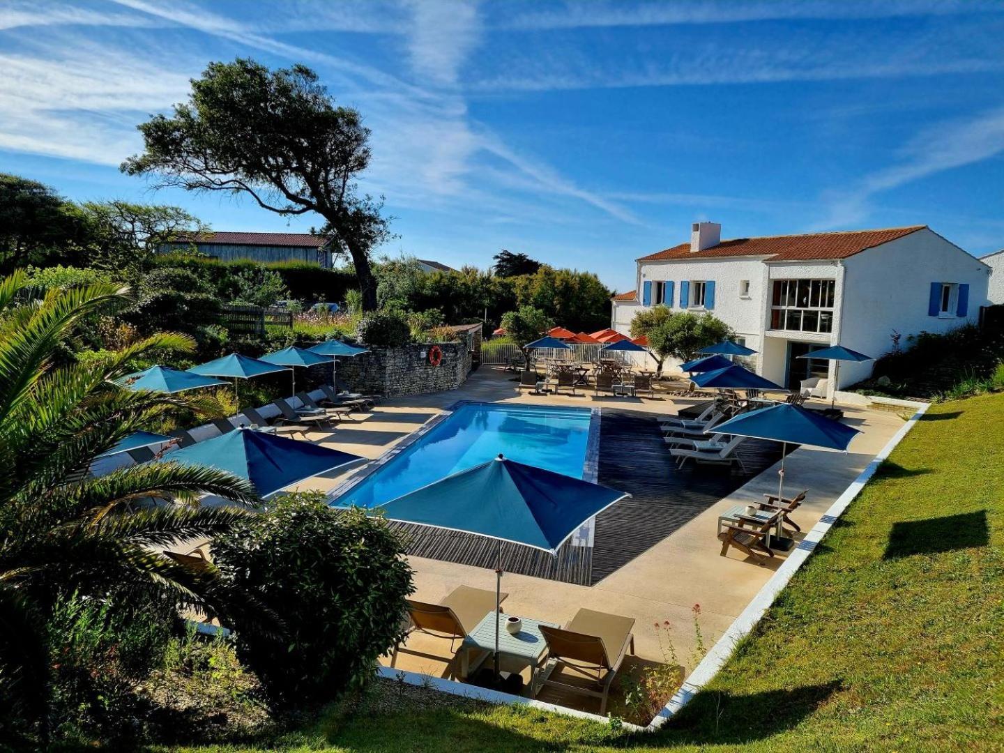 Hotel Ile De Lumiere La Cotiniere Bagian luar foto